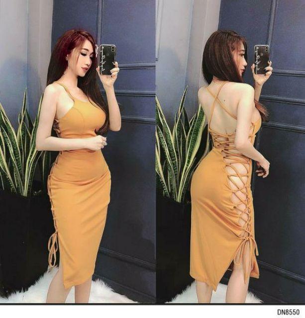 Đầm body đan dây sexy