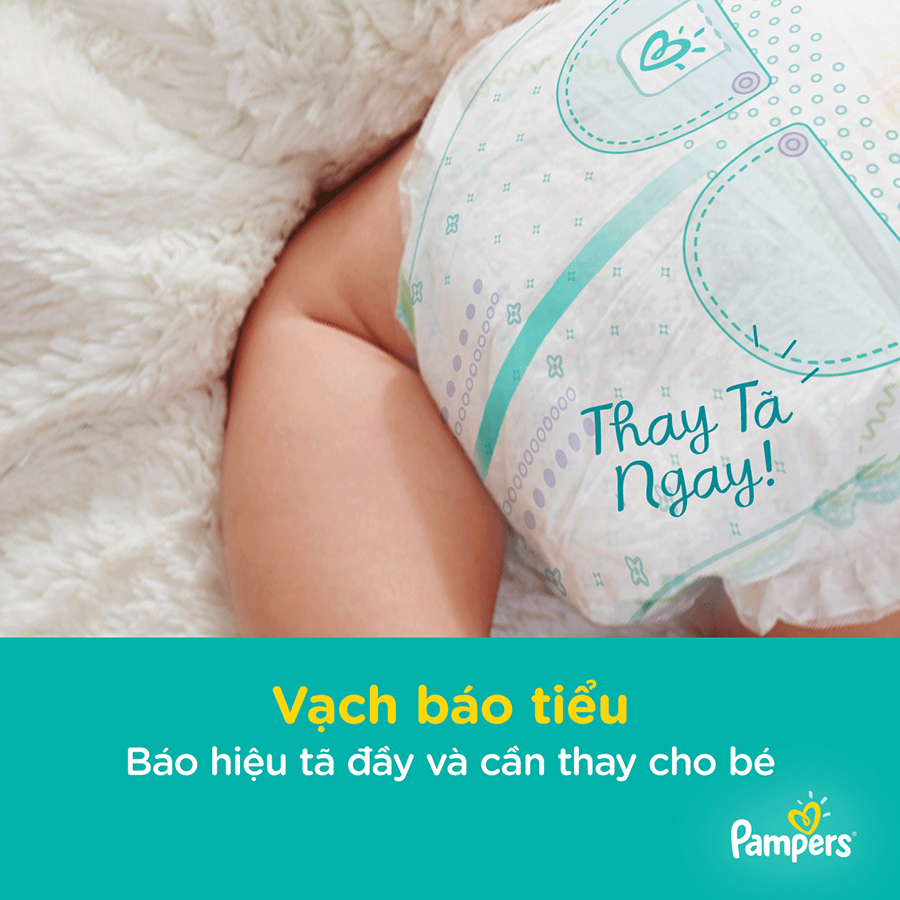 Tã Quần Pampers Đầy Tháng Mới Gói Lớn NB/S52 (52 Miếng)