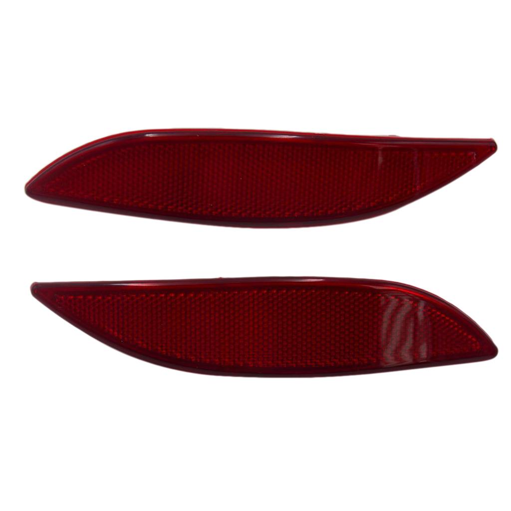 1 Pair Car Rear Bumper Reflector Light Lamp L&R For Megane MK3 New!