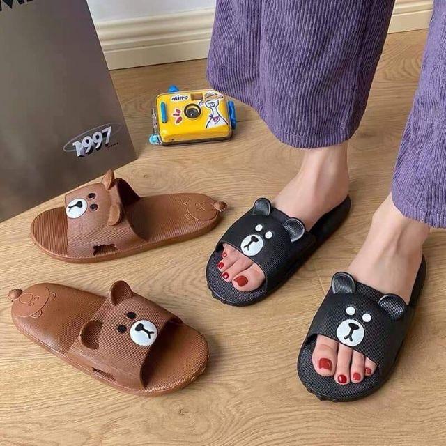 Giày dép gấu mũi trắng hottren