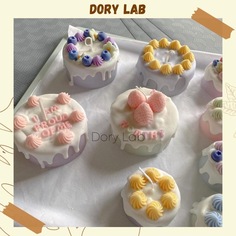 Nến Thơm Bánh Kem Mix Topping Trang Trí Theo Yêu Cầu, Quà Tặng Ý Nghĩa - Dory Lab