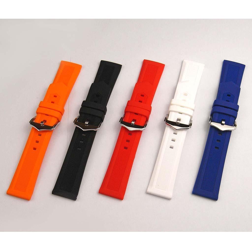 Silicone Rubber Replacement Watch Bands Waterproof Spring