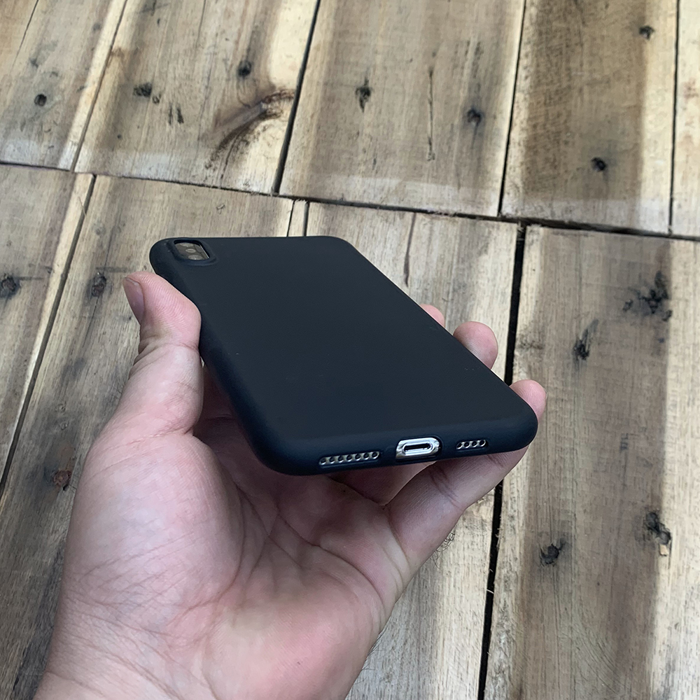 Ốp lưng dẻo mỏng dành cho iPhone XS Max - Màu đen