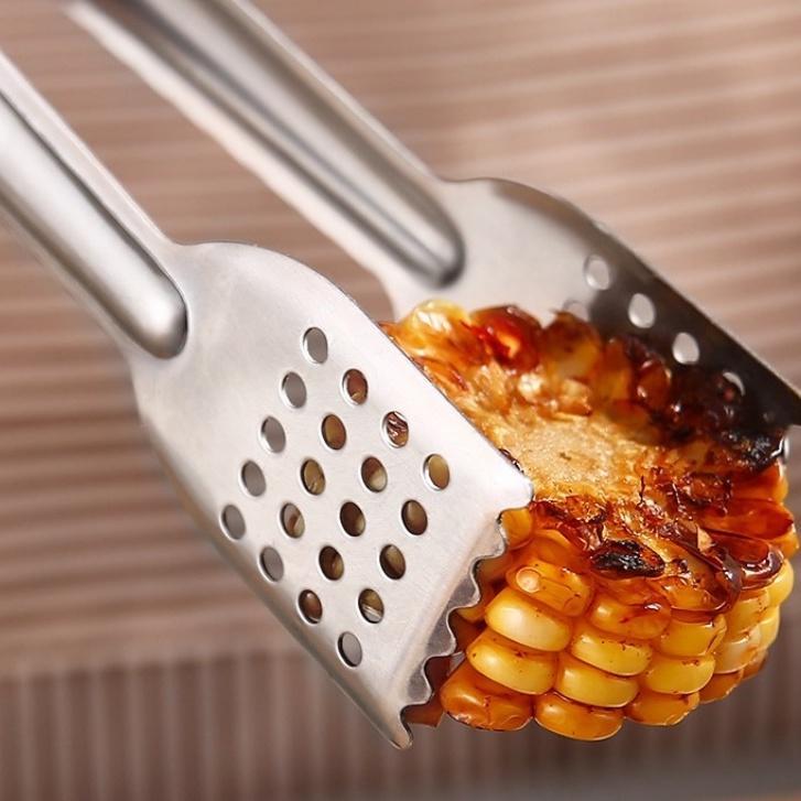 Combo 2 Kẹp gắp đá đồ nướng salad Inox cao cấp bền đẹp - giao hình và màu ngẫu nhiên