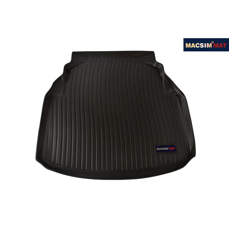 Thảm lót cốp xe ô tô Mercedes C class nhãn hiệu Macsim chất liệu TPV cao cấp màu đen