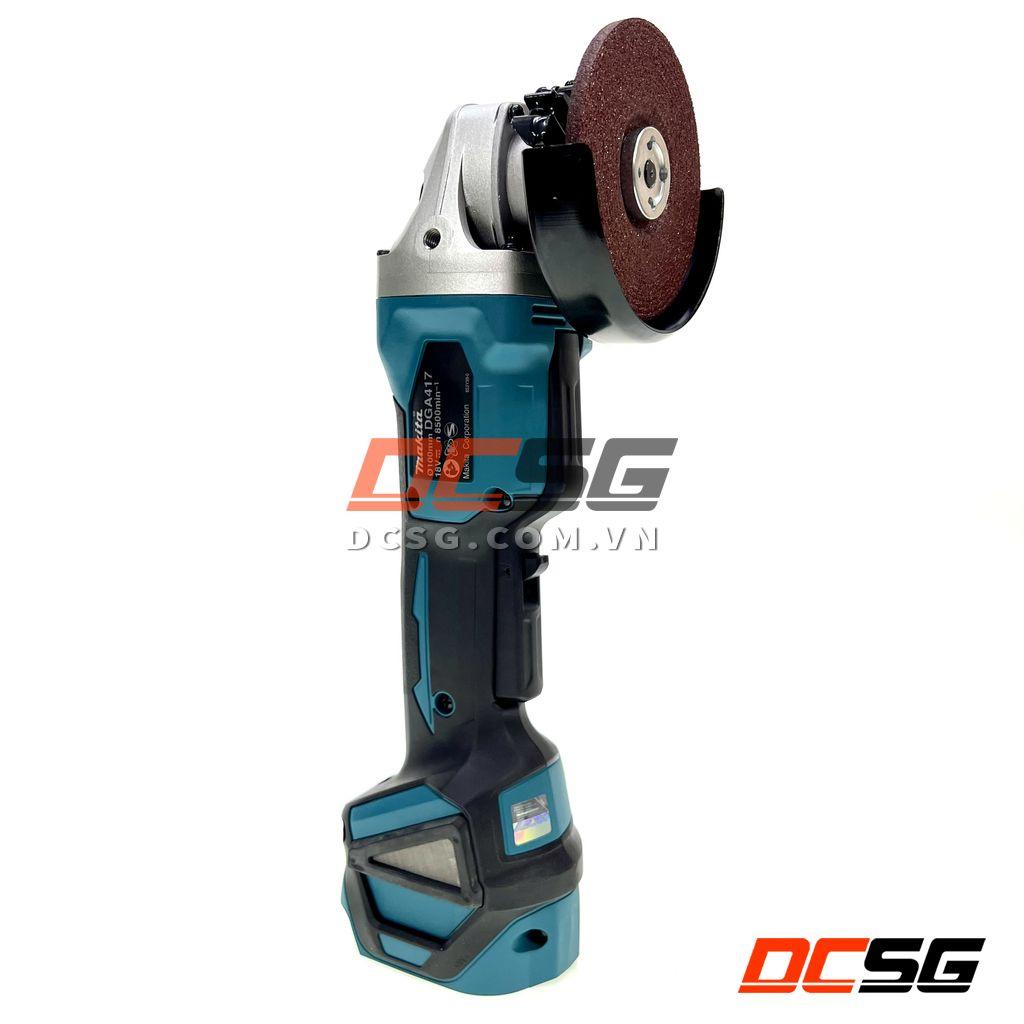 Máy mài góc 100mm dùng pin 18V Makita DGA417Z | DCSG