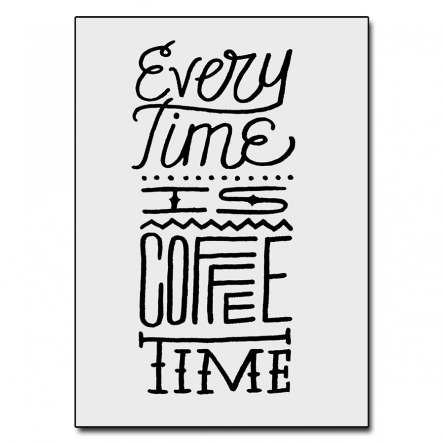 Sticker decal dán tường - COFFEE 3