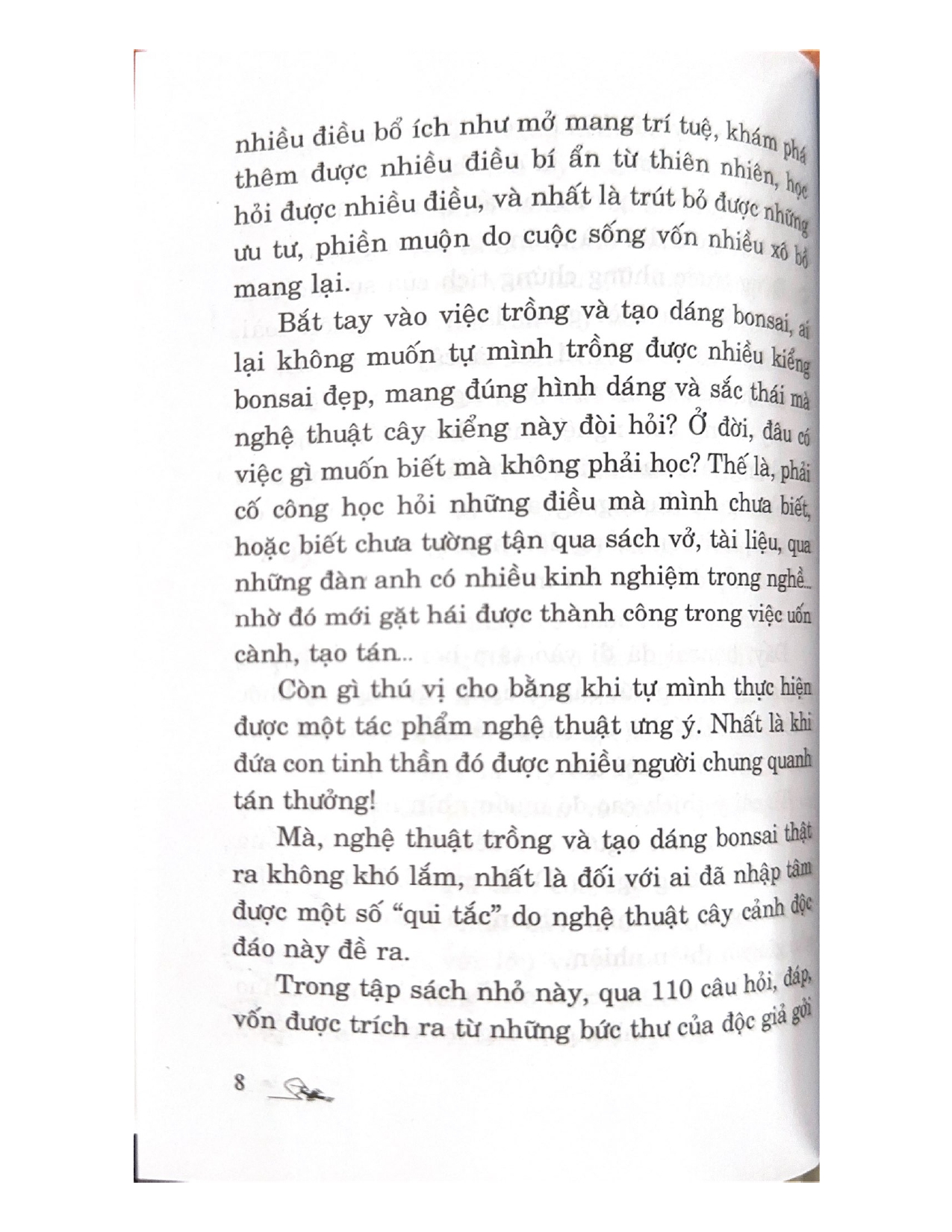 110 Câu Hỏi Đáp Chăm Sóc Và Tạo Dáng Bon Sai (Tái Bản) - Vanlangbooks