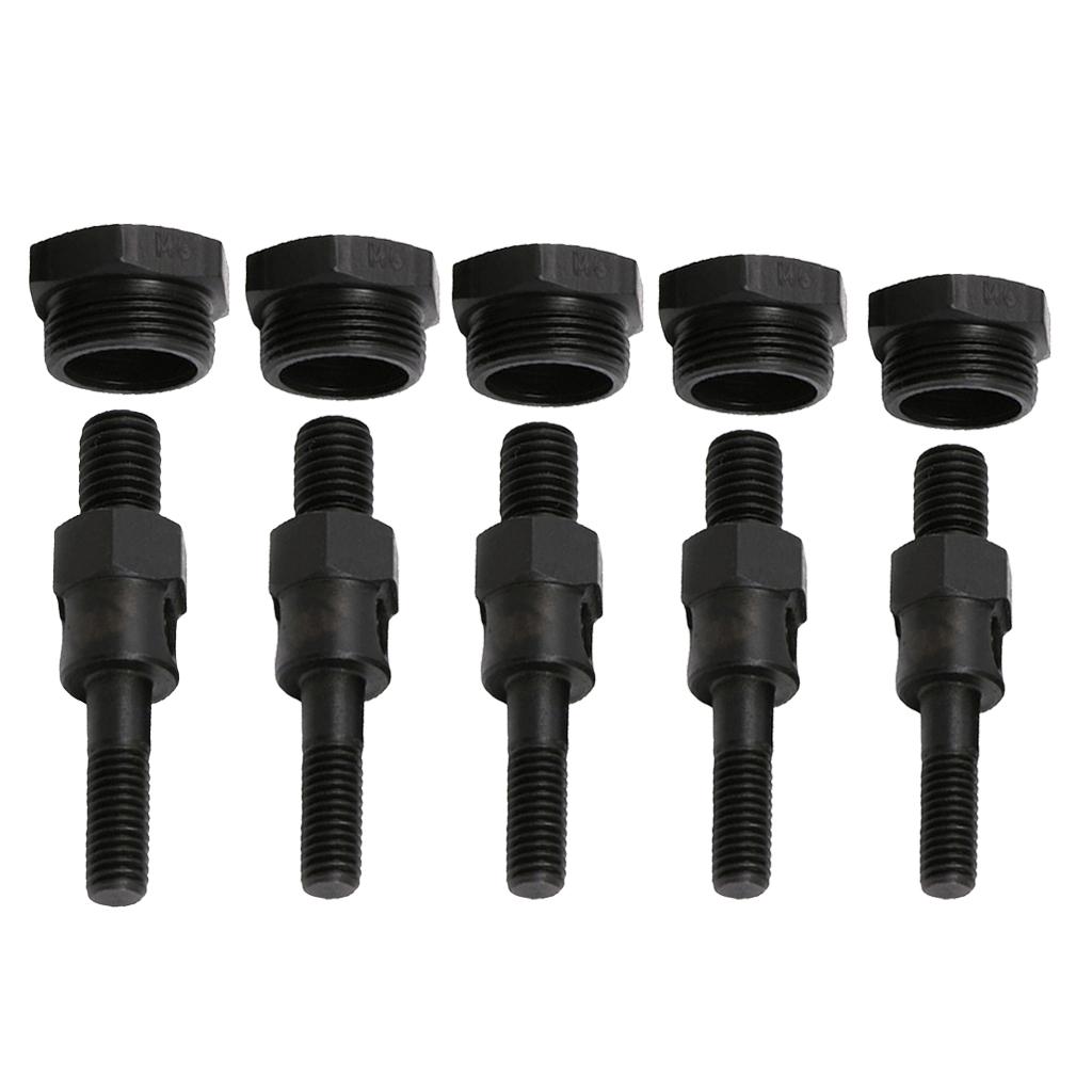 7pcs 4cm Steel Hand Riveter Tool Nose Piece Riveter Tip Set