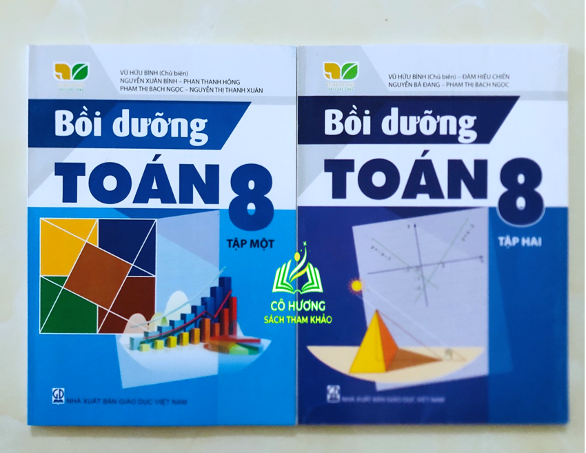 Sách - Combo Bồi dưỡng Toán 8 tập 1 + 2