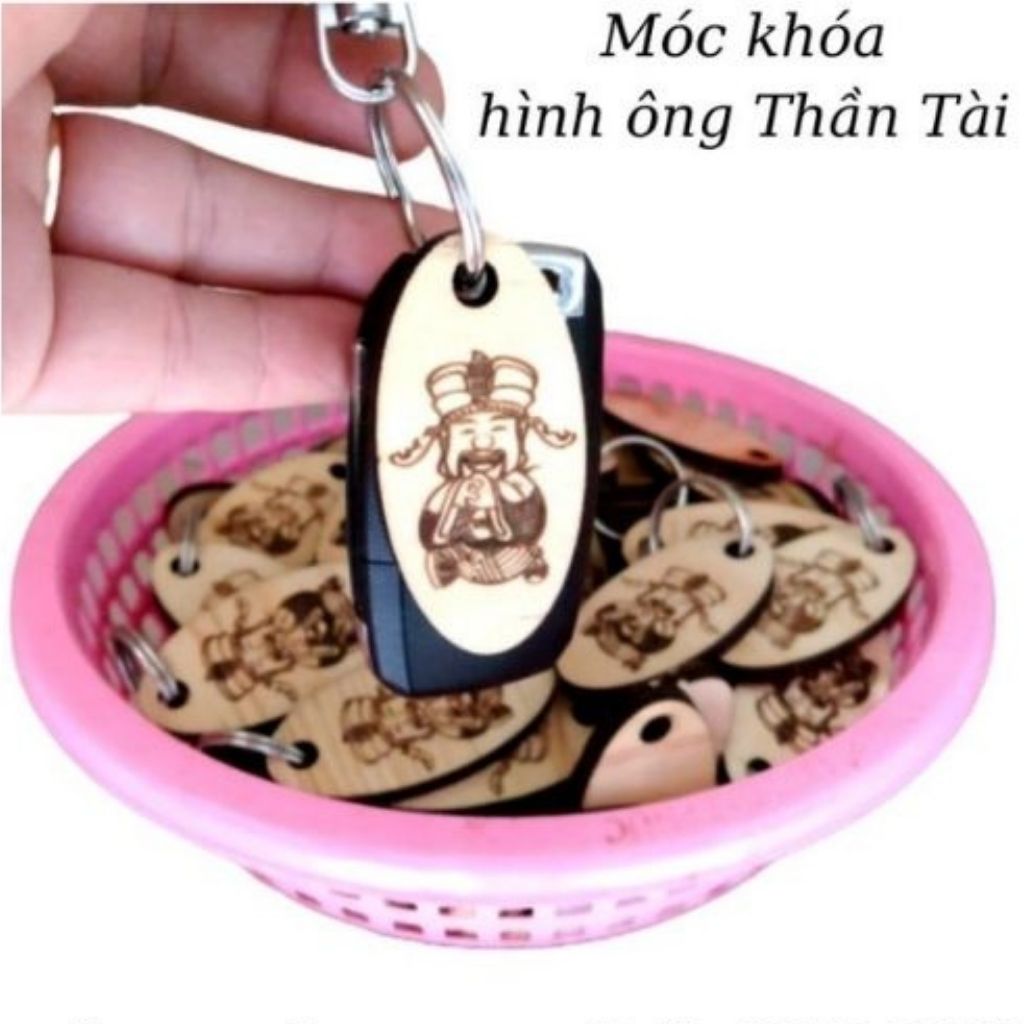Móc Khóa Hình Ông Thần Tài Và Nhiều Hình Mẫu Khác