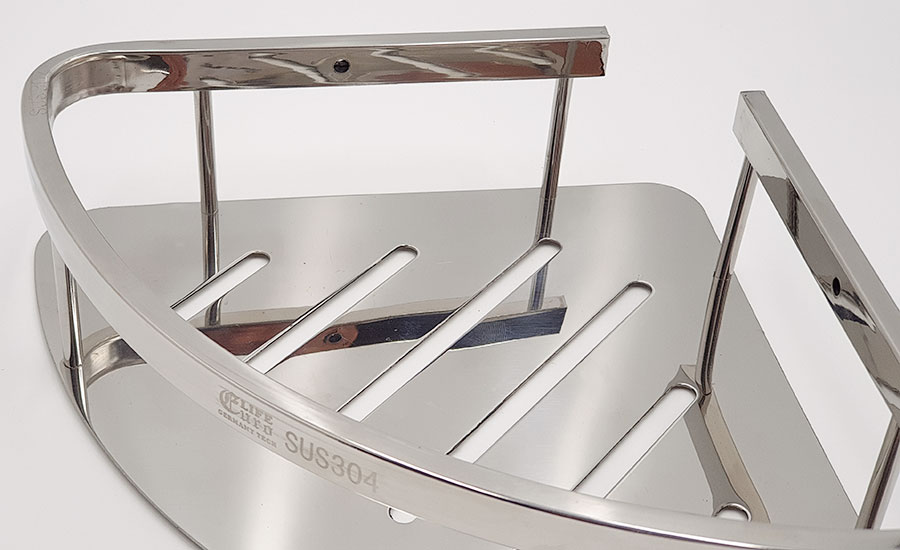 Kệ góc đơn phòng tắm Inox SUS 304 Eurolife EL-KG1