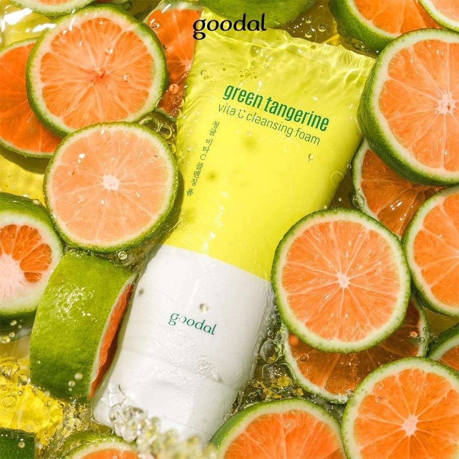 Sữa rửa mặt cho da dầu mụn Goodal Green Tangerine Vita C Cleansing Foam 150 ml