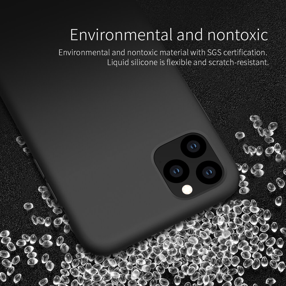 Ốp lưng chống sốc silicon cho iPhone 11 Pro Max mỏng 1mm hiệu Nillkin Flex Pure Cover Case - hàng nhập khẩu