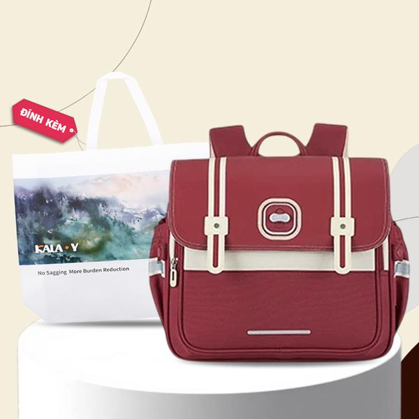 Ba Lô Chống Gù - Kala Y CX2229 - Màu Đỏ - Tặng Kèm Túi Vải