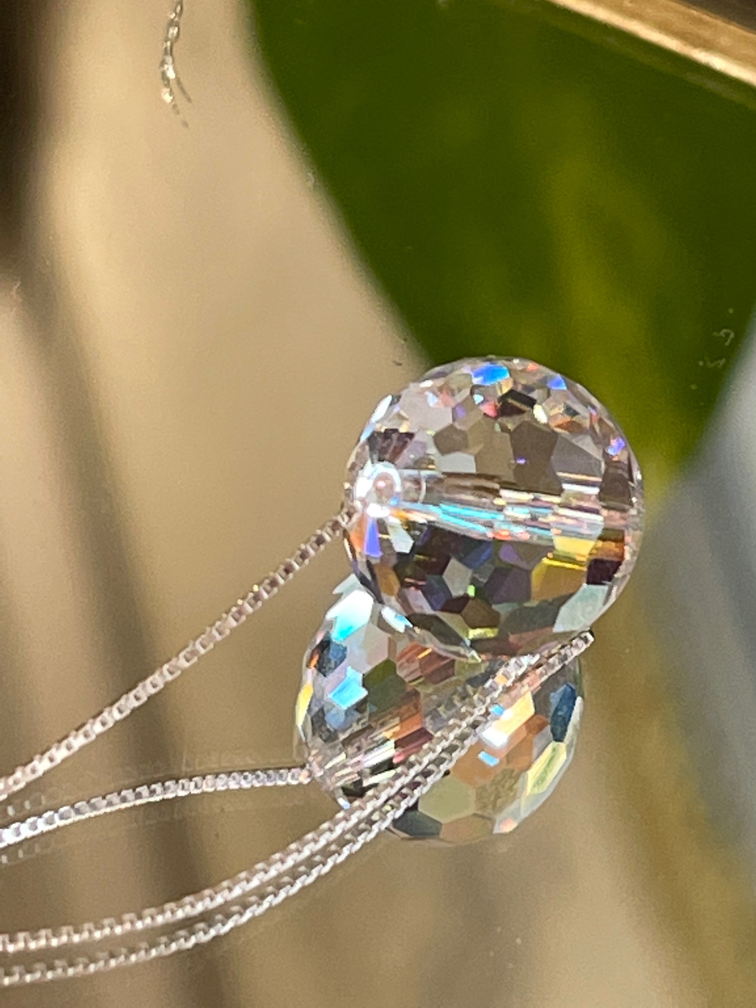 Dây chuyền Bạc Ý S925 và Pha Lê Áo Swarovski