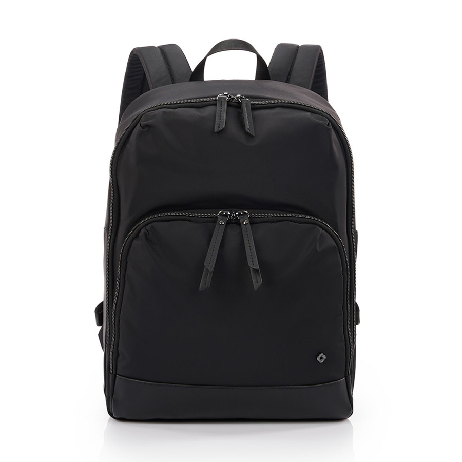 Balo laptop Mobile Solution Eco Classic V2 SAMSONITE - MỸ  Vải nylon với viền vinyl cao cấp và lớp phủ chống nước Dây đeo vai có đệm và có thể điều chỉnh linh hoạt Đai gài cần đẩy vali