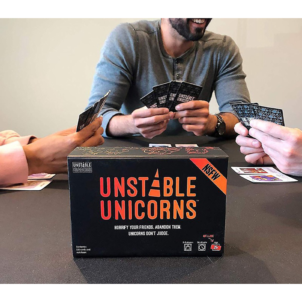 Bộ Thẻ Trò Chơi Board Game Unstable Unicorns (NSFW) Vui Nhộn Cho Hội Nhóm Tiếng Anh
