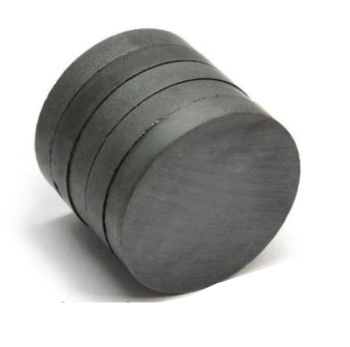 Nam châm Ferrite đen tròn kích thước lớn 30mmx5mm - miếng lót chuột