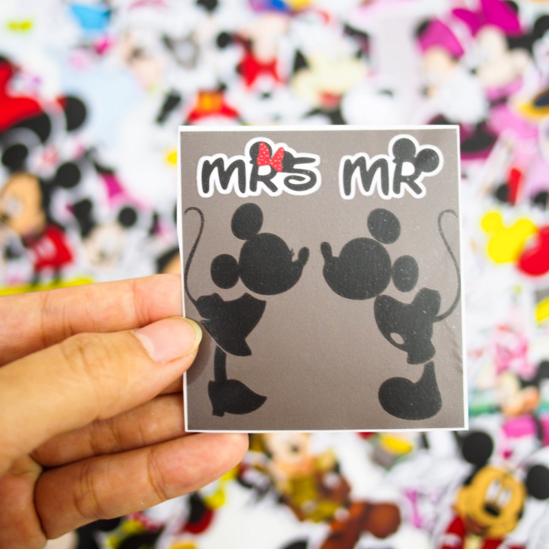 Combo 3 Hộp Sticker Hình Dán - CARTOON (Cartoon, Mickey and Minie, Brown and Cony)