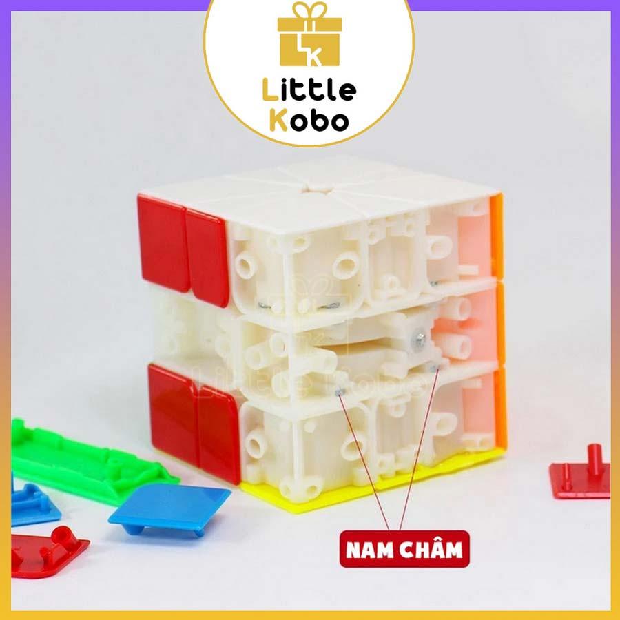 Rubik YuXin Square-1 M Nam Châm Little YuXin Magic Rubic Biến Thể SQ1 Stickerless