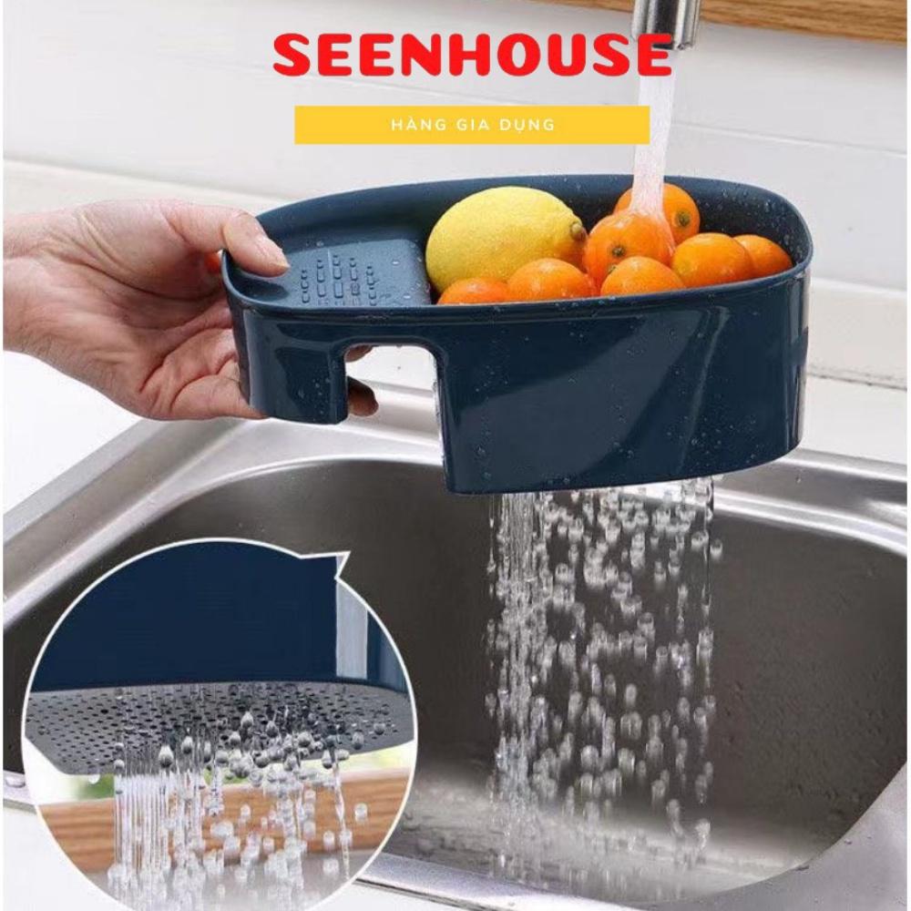 Khay Lọc Rác Bồn Rửa Bát Thiên Nga, Kèm Để Đồ Đa Năng Khay Nhựa Lọc Rác