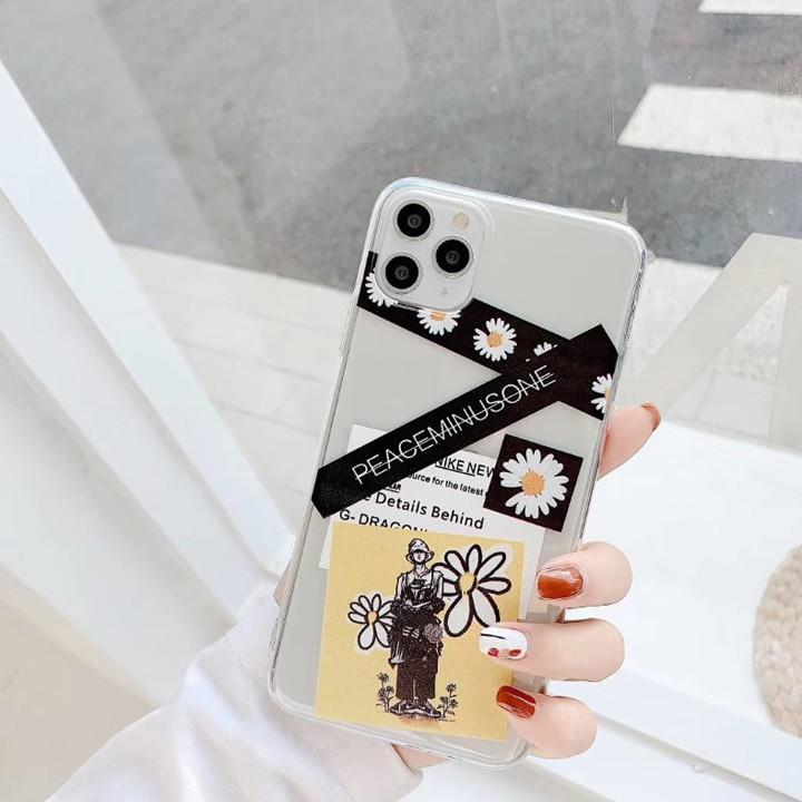 Ốp Lưng cho iPhone 6/6S/6Plus/6SPlus/7/8/7Plus/8Plus/X/XS/XSMax/11/11Pro/11Max Hoa Cúc G-Dragon - Mã TZAC270