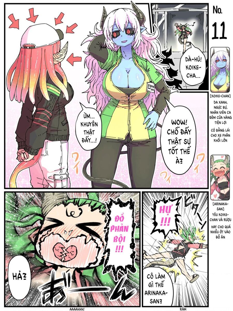 cô nàng nhân viên da xanh ở cửa hàng tiện lợi và bạn của cô ấy chapter 11 1