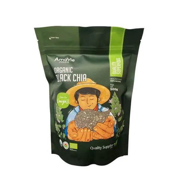 Hạt chia hữu cơ 500gr - AmaVie Foods