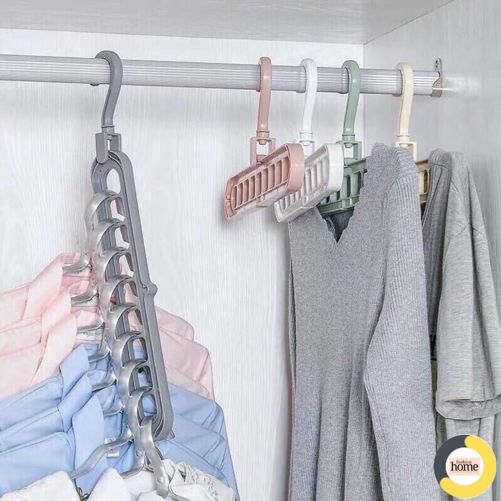 Móc treo quần áo thông minh tiết kiệm diện tích, móc treo đa năng