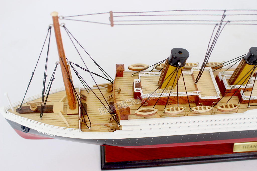 Mô hình tàu thuyền gỗ trang trí Titanic cao cấp