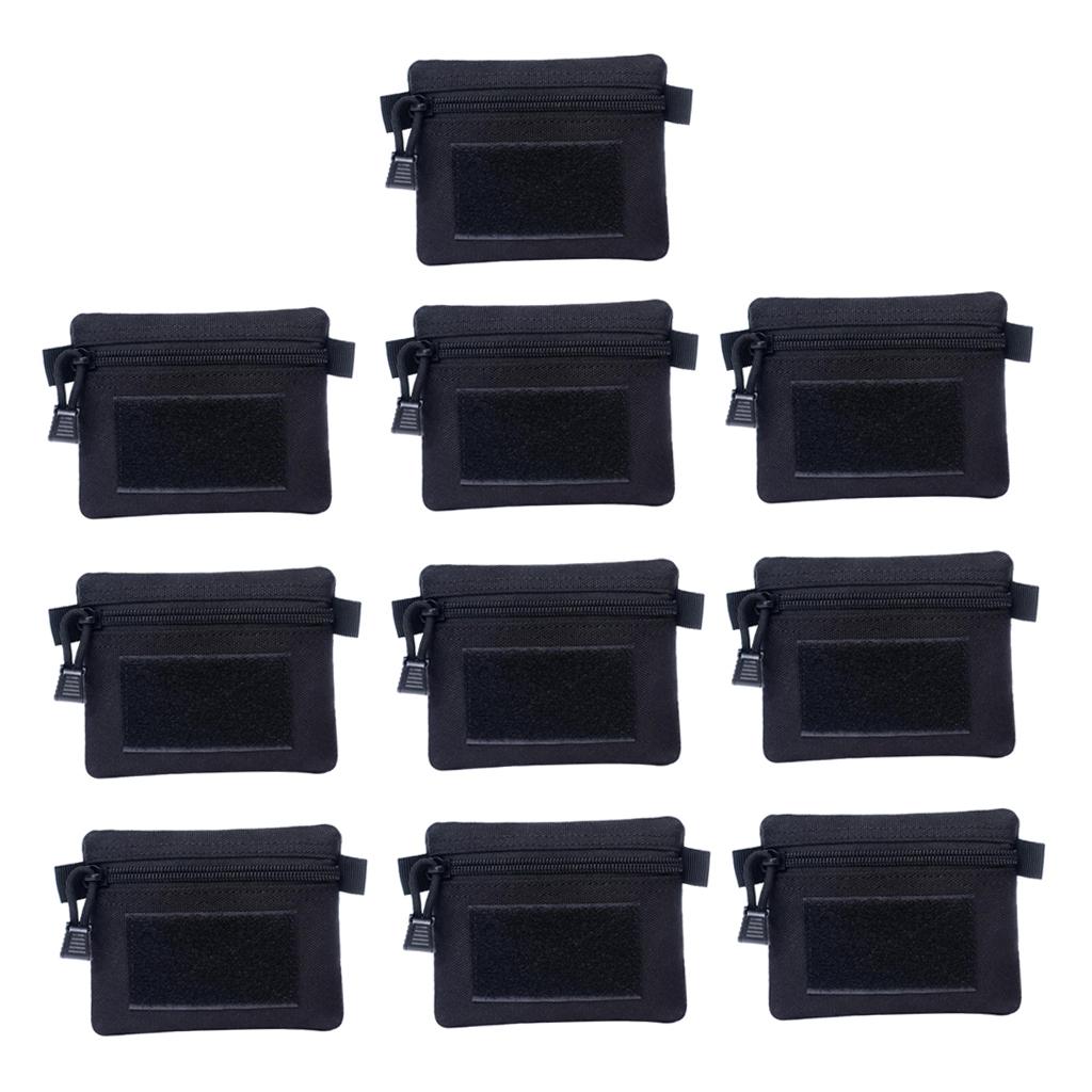 10pcs  Wallet Key Pouch Molle Gadget Pouch Accessory Bags