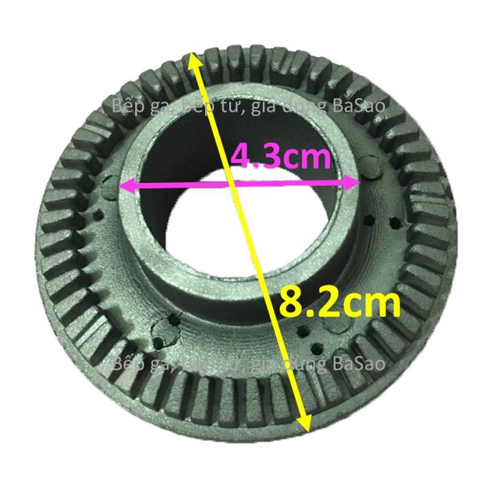 Mâm Chia Lửa Dành Cho Tất Cả Các Loại Bếp Gas (Pép Chia Lửa, Đầu Đốt), Đường Kính Trong 43mm, Đường Kính Ngoài 82mm