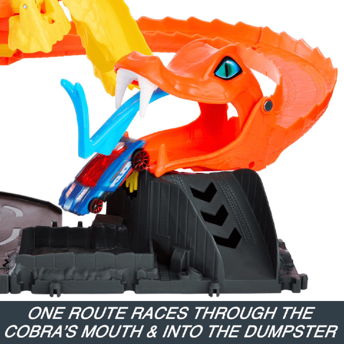 Đồ Chơi Cuộc Chiến Giữa Rắn Hổ Mang Và Tiệm Pizza Hot Wheels City HTN81