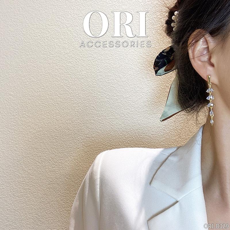 Bông tai nữ dáng dài Milcah thời trang sang trọng ORI ACCESSORIES B329