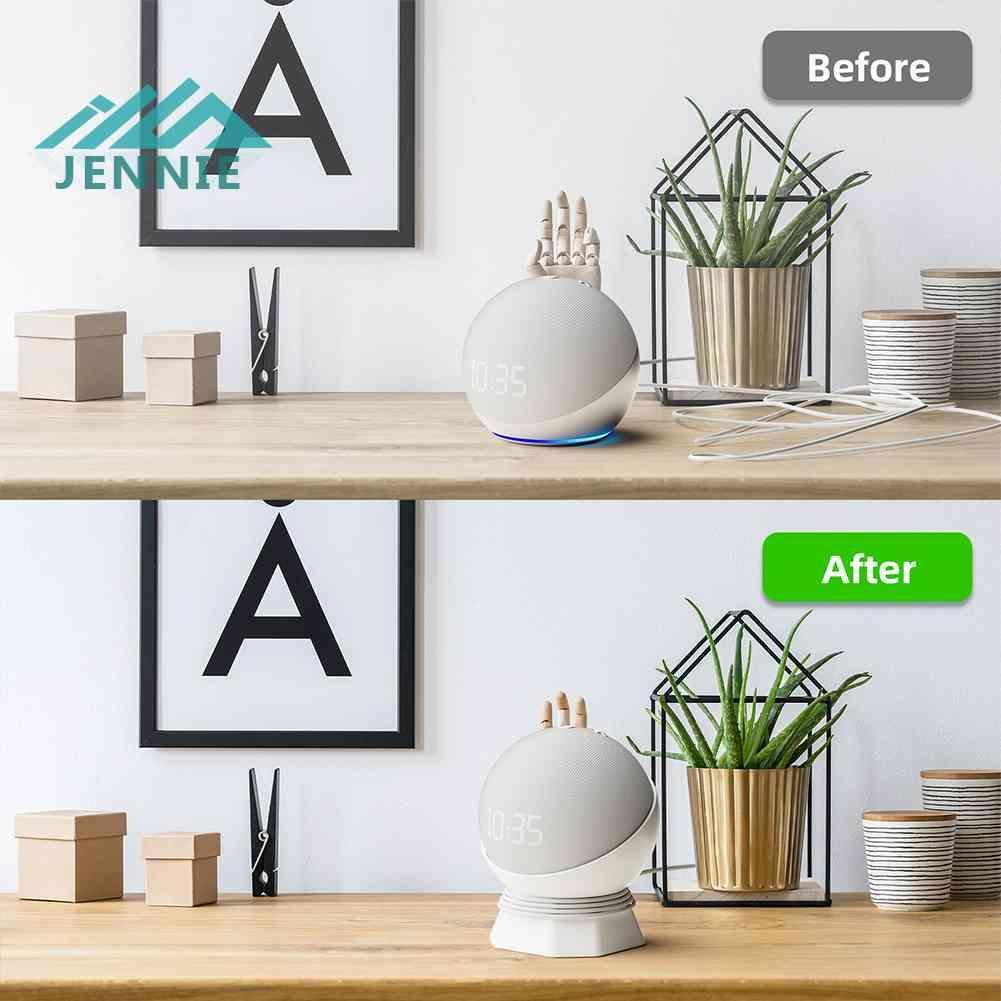 Giá Đỡ Chống Trượt Tiết Kiệm Không Gian Cho Loa Thông Minh Alexa Echo Dot 4 / 5 Hỗ Trợ 4rd 5rd