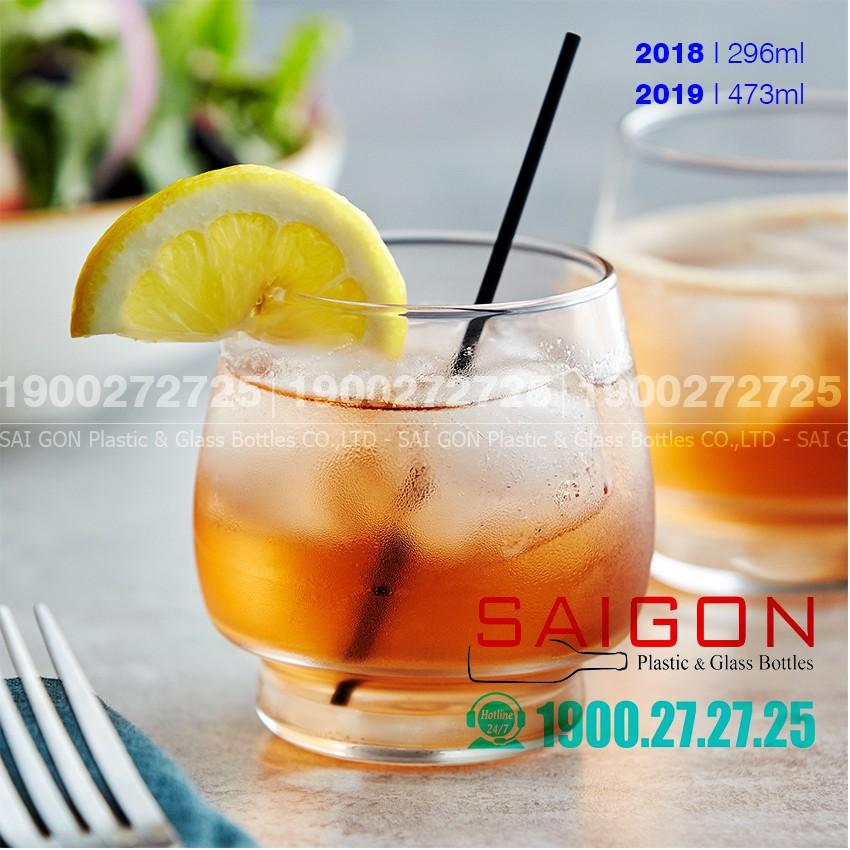 Ly Thủy Tinh Orbital Rock 296ml | 473ml , Cao Cấp ,Tùy Chọn Dung Tích