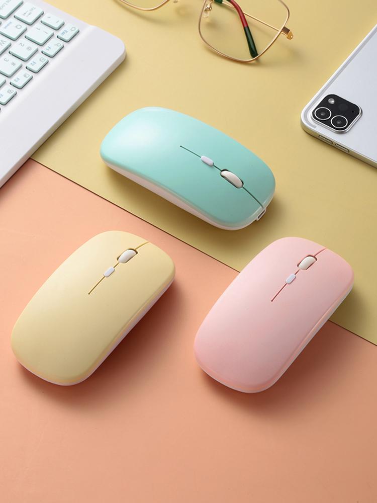 M105 Chuột Không Dây Bluetooth Di Động Có Thể Sạc Di Động Quang KOK 2.4GHZ Với Đầu Thu USB Dành Cho Máy Tính Laptop Souris Sans Fil