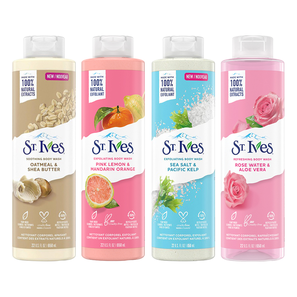 Sữa Tắm ST. IVES BODY WASH Tẩy Tế Bào Chết 650ml USA