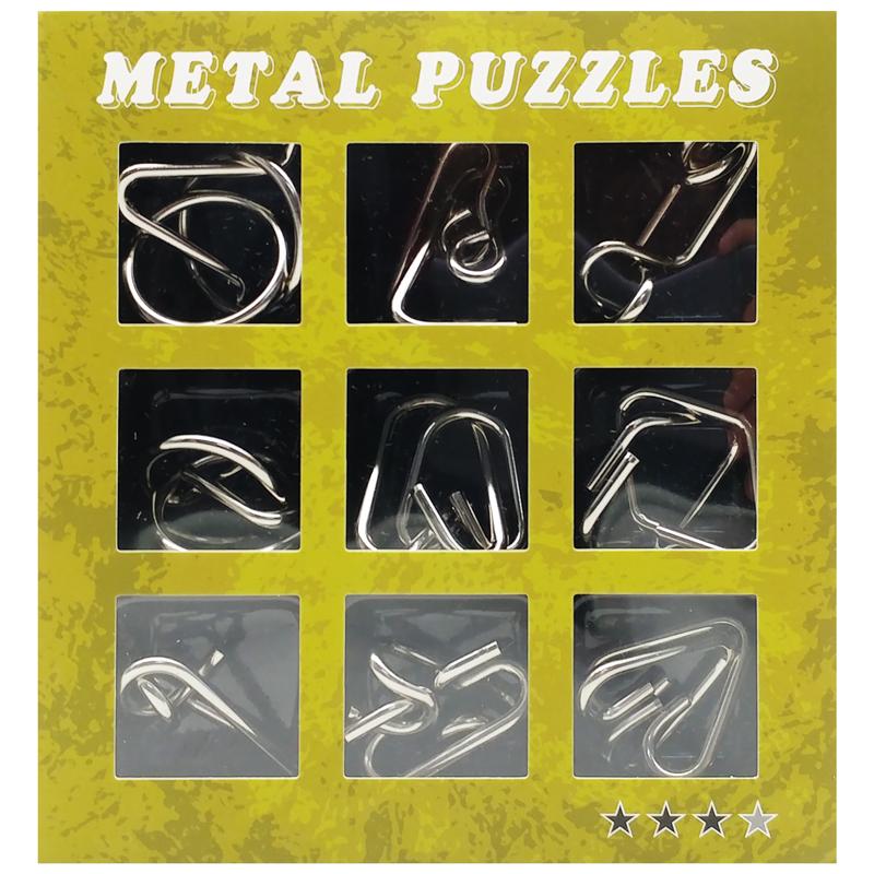 Đồ Chơi Hack Não Khóa IQ - Metal Puzzles 3009B (9 Chi Tiết)