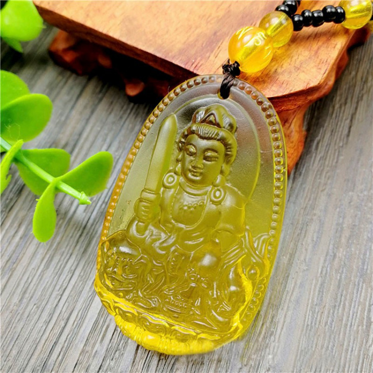 Dây chuyá»n Pháºt Như lai Äại nháºt thạch anh và ng - Pháºt bản má»nh tuá»i Mùi Thân - Vòng Cá» Pháºt - Chuá»i Hạt Pháºt 4
