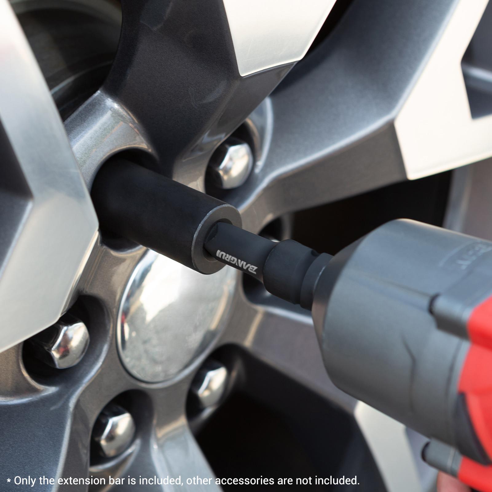 10 Pieces Drive Impact Extension Bar & Adapter Set Includes Extension Bar Power Drill Adapter Impact