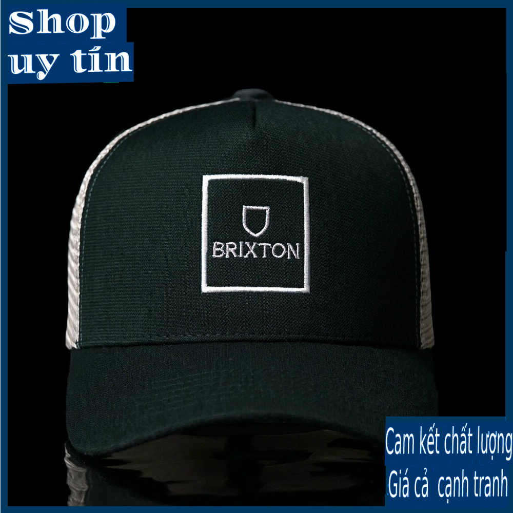 Freeship - MŨ NÓN KẾT LƯỠI TRAI SNAPBACK BT XANH ĐEN PHỐI LƯỚI THỜI TRANG NAM NỮ CAO CẤP