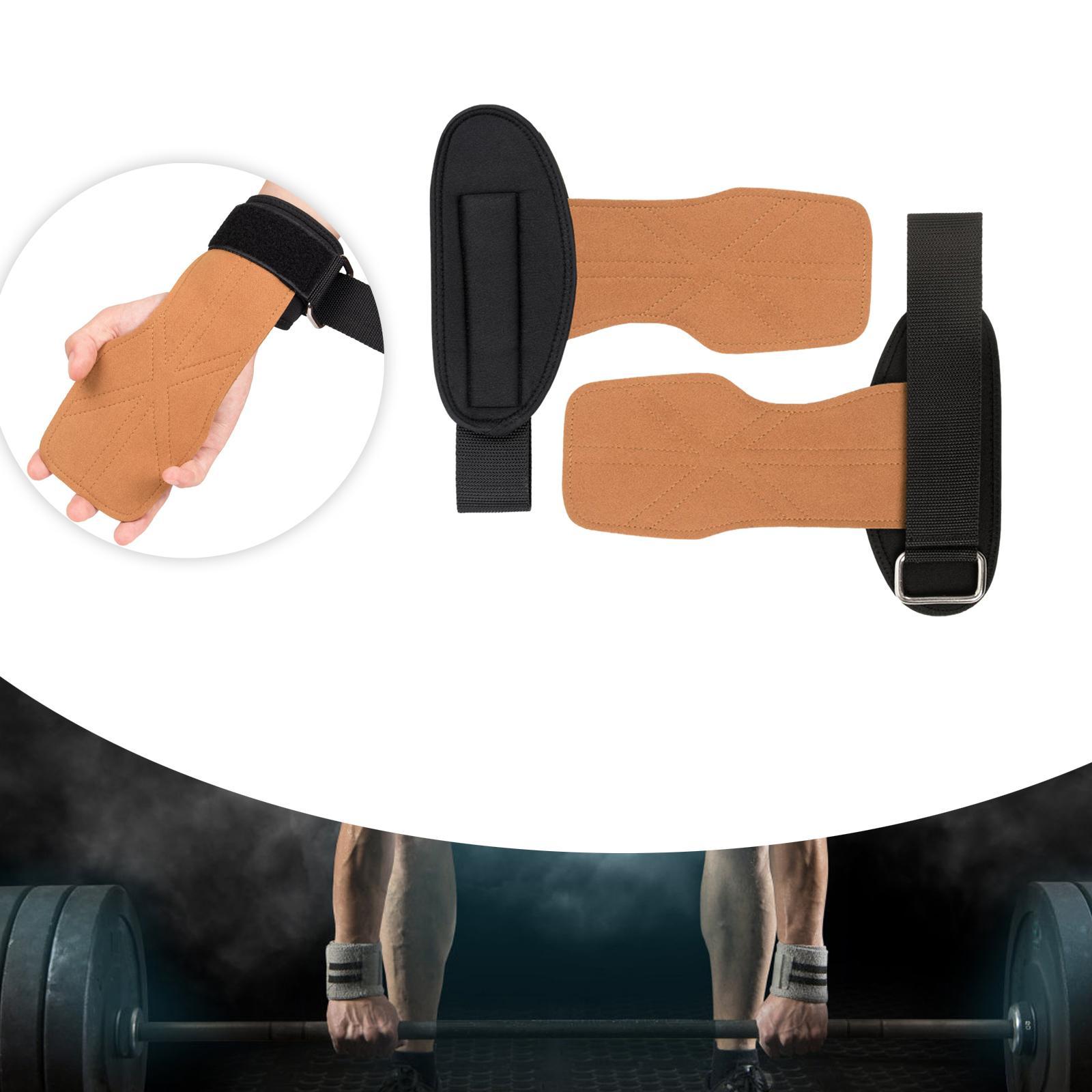 Lifting Wrist Support Wraps Power Lifting Hooks Premium Weightlifting Gloves Hand Grips for Deadlifting Shrugs Kettlebells Strength Training