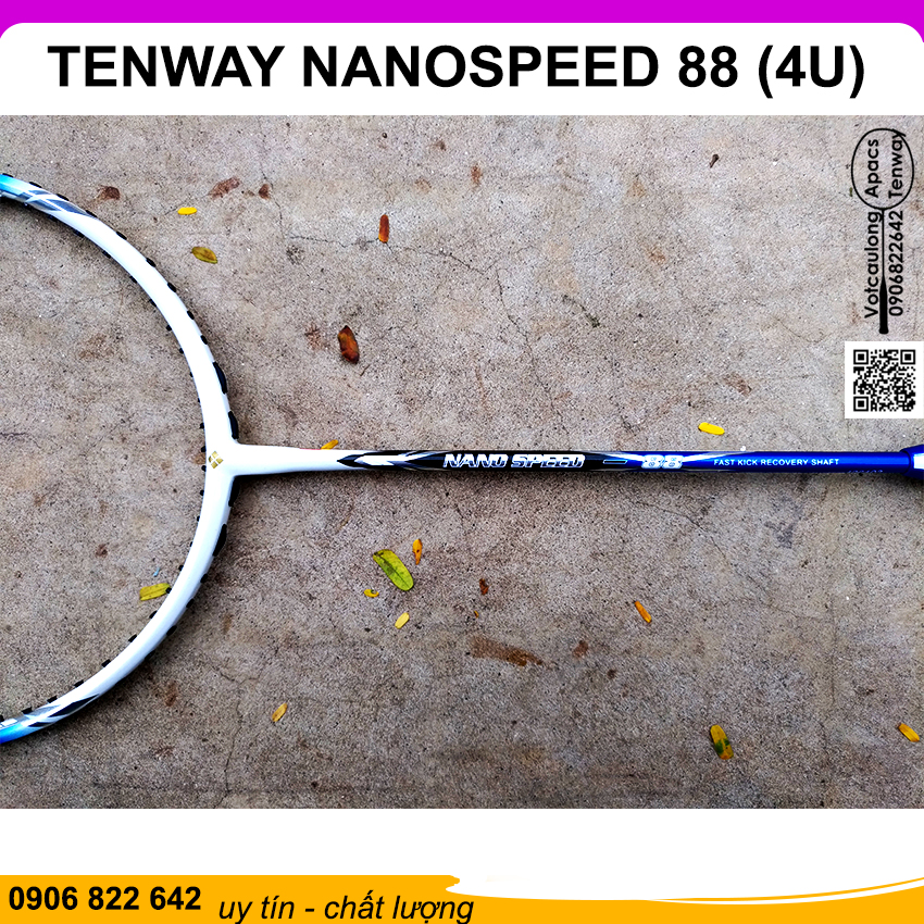 Vợt cầu lông Tenway Nano speed 88 | Vợt nặng đầu chuyên công, đánh phong trào rèn luyện sức khỏe