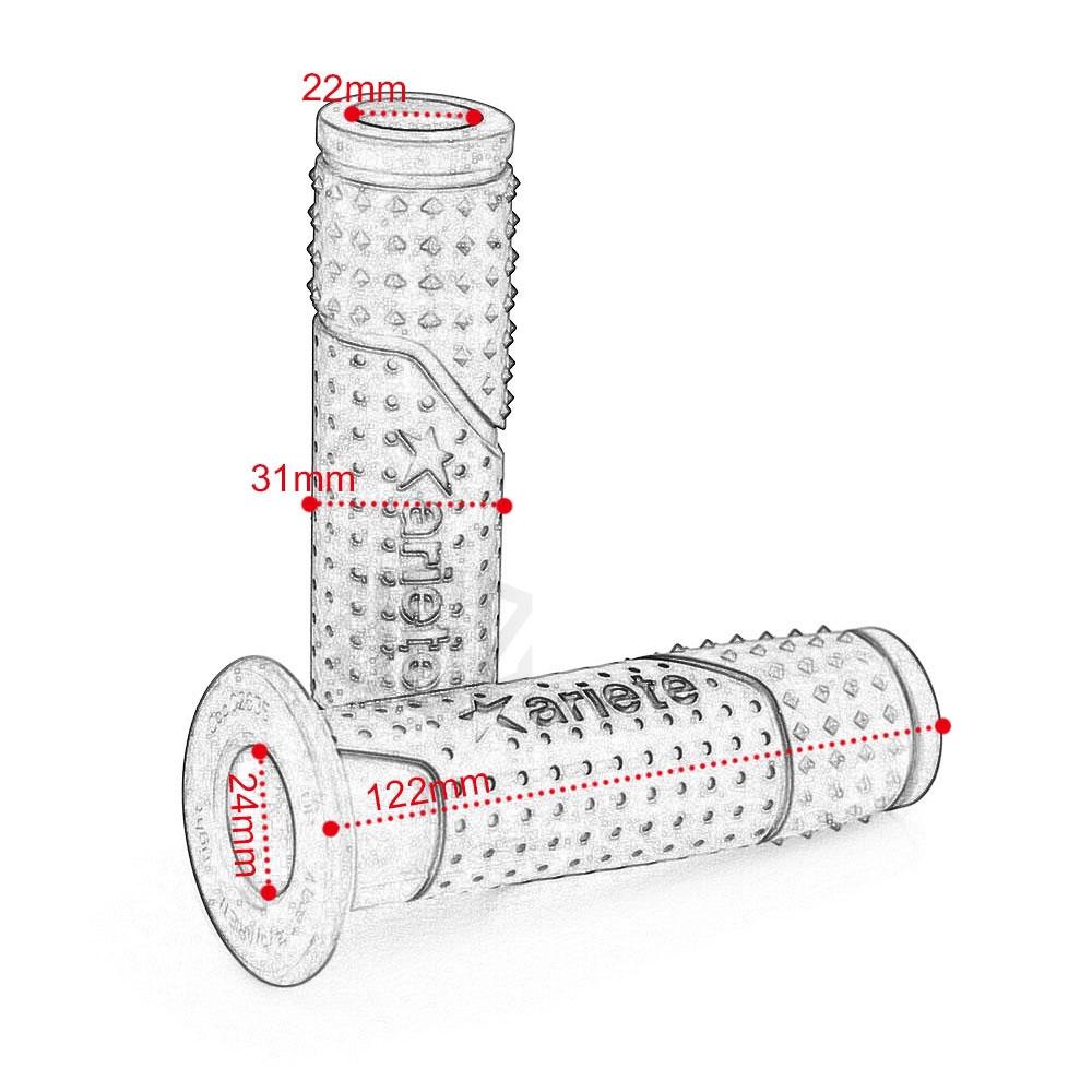 Cặp Tay Lái Xe Mô Tô 7 / 8 "22Mm