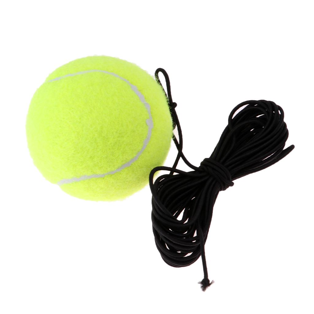 Tennis Ball with String Trainer Ball Replacement Ball Re-bound Practice Exercise Tool