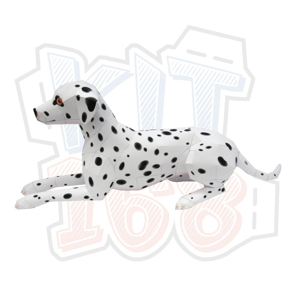 Mô hình giấy động vật Chó Đốm Dalmatian