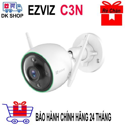 Camera Thông Minh IP Wifi 2MP EZVIZ C3N FullColor - Ngoài Trời - Chuẩn Chống Nước IP67 - Chính Hãng - Bảo Hành 24 Tháng