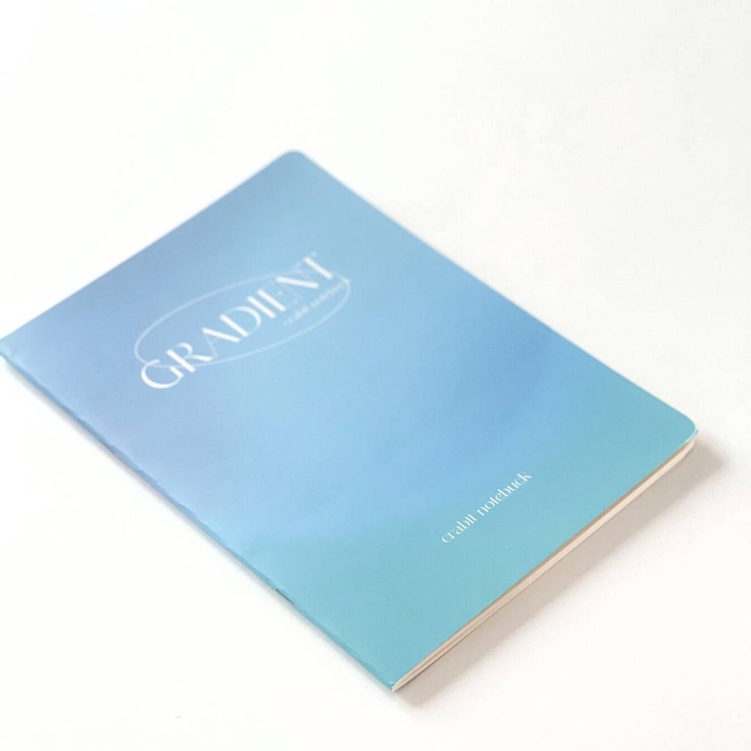 Vở kẻ ngang 80 trang Gradient Crabit ghi chép mượt mà